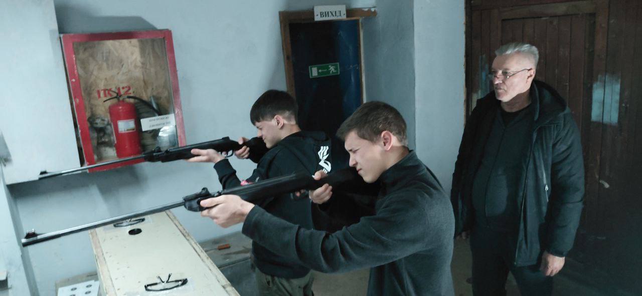 Змагання з кульової стрільби серед студентів 1-3 курсів